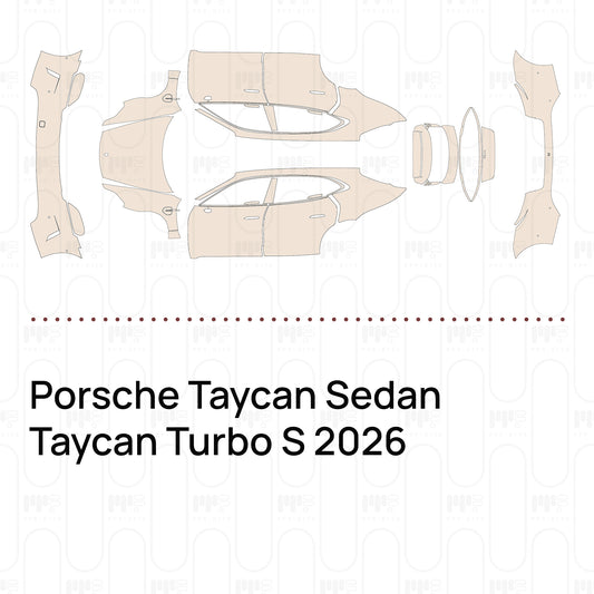 PPF prédécoupé Porsche Taycan Sedan Taycan Turbo S 2026