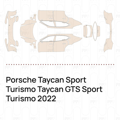 PPF prédécoupé Porsche Taycan Sport Turismo Taycan GTS Sport Turismo 2022