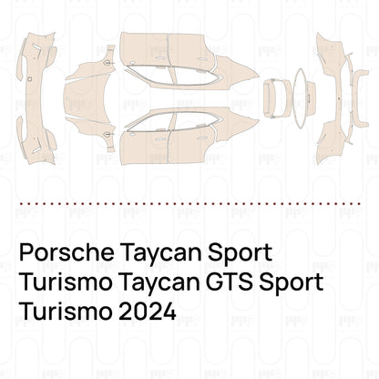 PPF prédécoupé Porsche Taycan Sport Turismo Taycan GTS Sport Turismo 2024