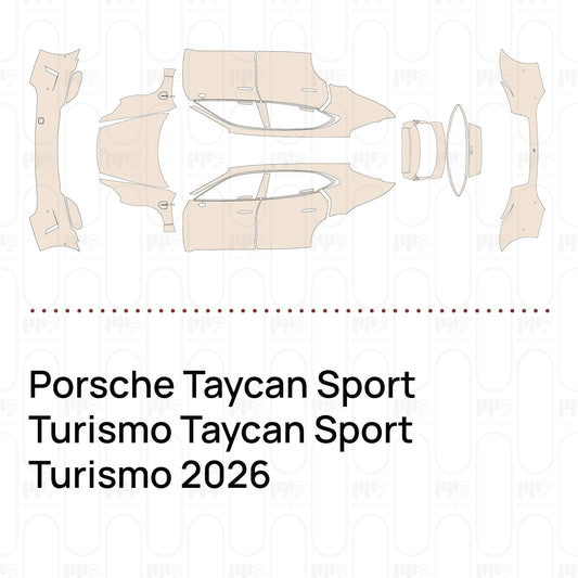 PPF prédécoupé Porsche Taycan Sport Turismo Taycan Sport Turismo 2026