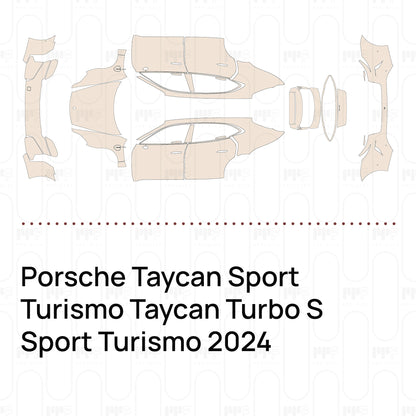 PPF prédécoupé Porsche Taycan Sport Turismo Taycan Turbo S Sport Turismo 2024
