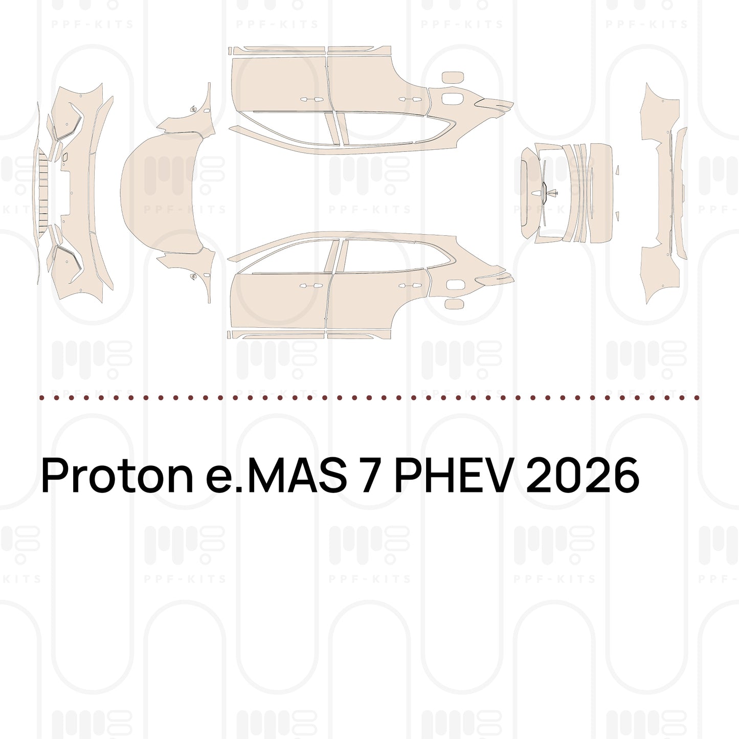 PPF prédécoupé Proton e.MAS 7 PHEV 2026
