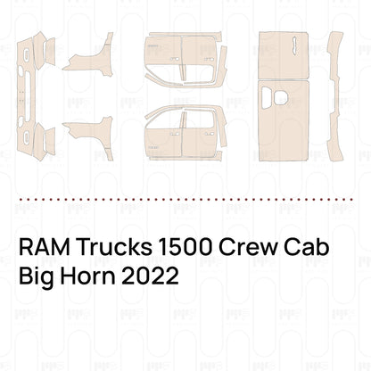 PPF prédécoupé RAM Trucks 1500 Crew Cab Big Horn 2022