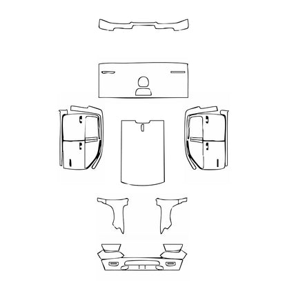 Pre-Cut PPF RAM Trucks 1500 Crew Cab Laramie 2021 - PPF-Kits