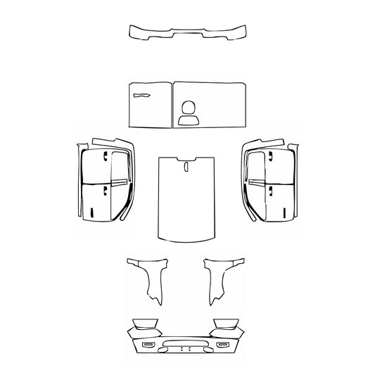 Pre-Cut PPF RAM Trucks 1500 Crew Cab Tradesman 2019 - PPF-Kits
