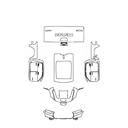 Pre-Cut PPF RAM Trucks 1500 TRX 2021 - PPF-Kits
