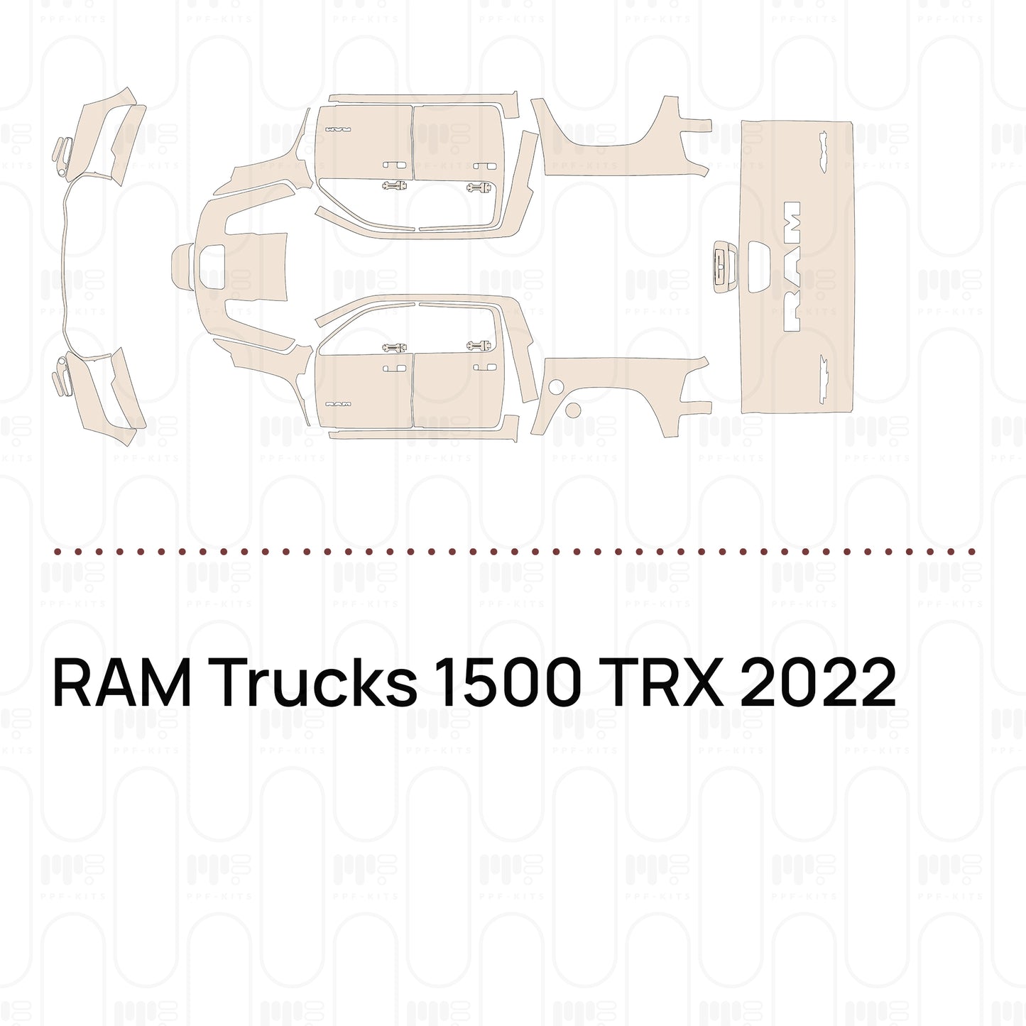 PPF prédécoupé RAM Trucks 1500 TRX 2022