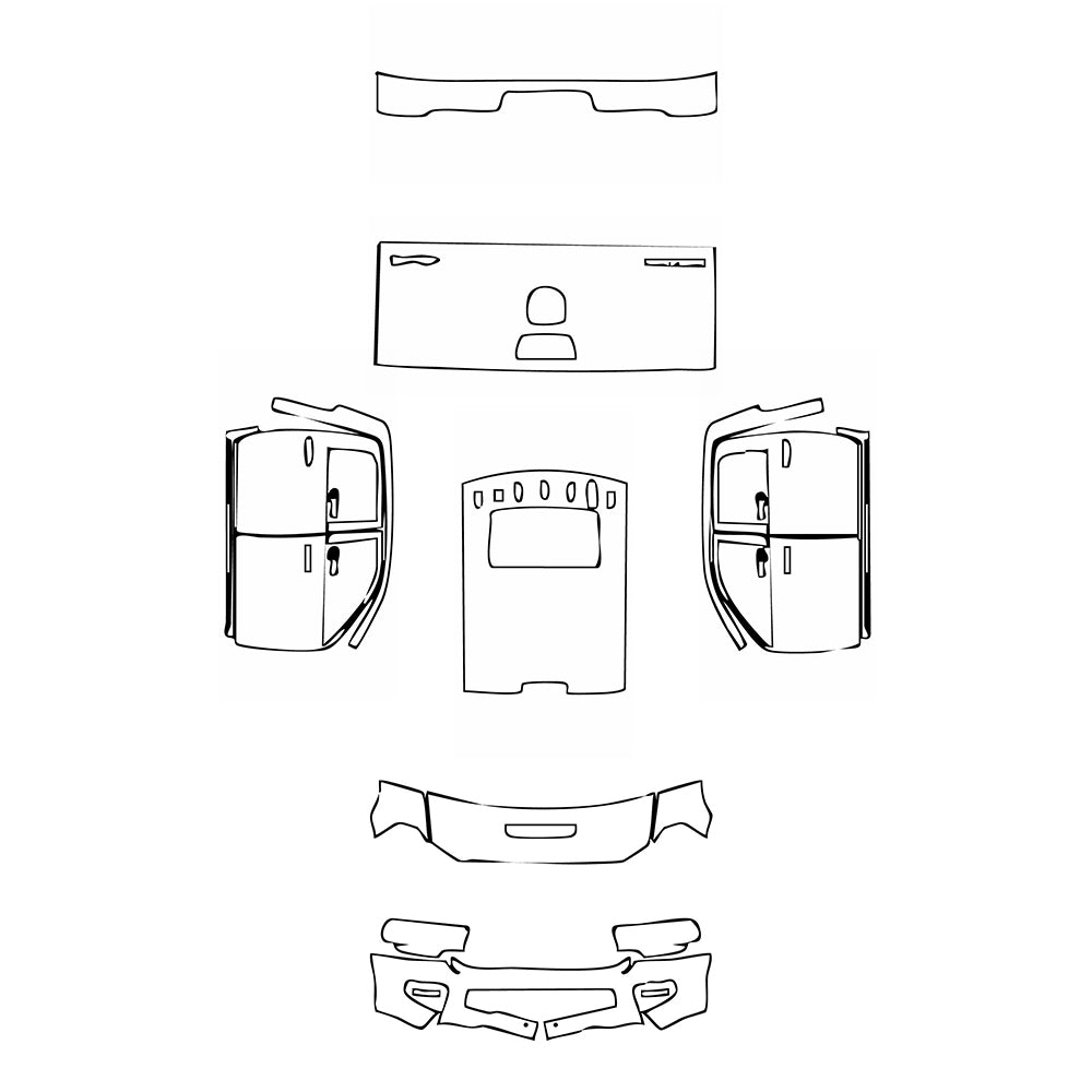 Pre-Cut PPF RAM Trucks 2500 Crew Cab Laramie 2020 - PPF-Kits