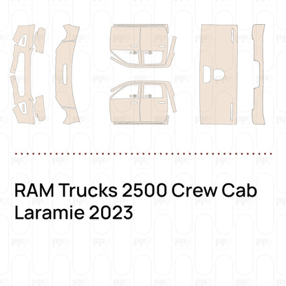 PPF prédécoupé RAM Trucks 2500 Crew Cab Laramie 2023