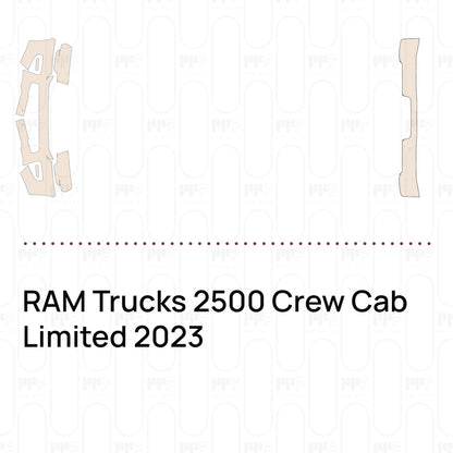 PPF prédécoupé RAM Trucks 2500 Crew Cab Limited 2023