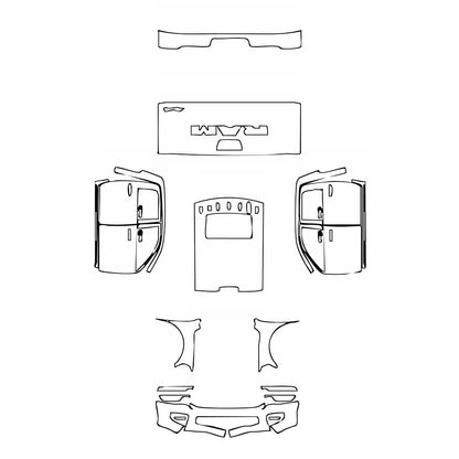 Pre-Cut PPF RAM Trucks 2500 Crew Cab Power Wagon 2025 - PPF-Kits