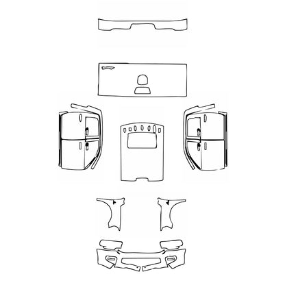 Pre-Cut PPF RAM Trucks 3500 Big Horn 2019 - PPF-Kits