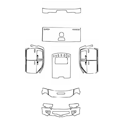 Pre-Cut PPF RAM Trucks 3500 Laramie 2021 - PPF-Kits