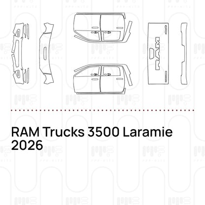PPF prédécoupé RAM Trucks 3500 Laramie 2026