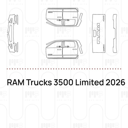 PPF prédécoupé RAM Trucks 3500 Limited 2026