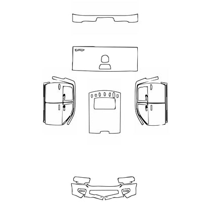 Pre-Cut PPF RAM Trucks 3500 Limited Longhorn 2019 - PPF-Kits