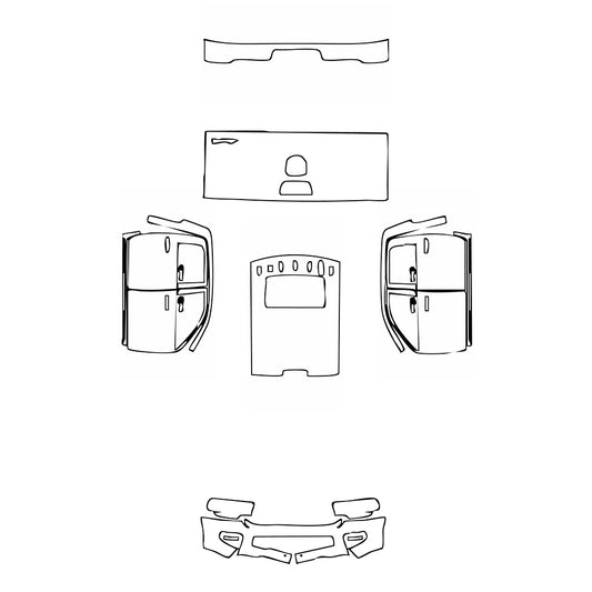 Pre-Cut PPF RAM Trucks 3500 Limited Longhorn 2024 - PPF-Kits