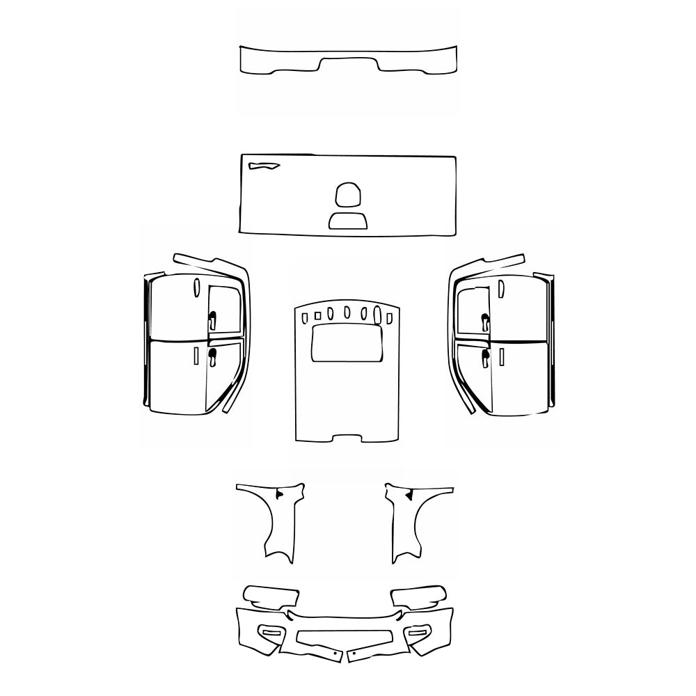 Pre-Cut PPF RAM Trucks 3500 Tradesman 2019 - PPF-Kits