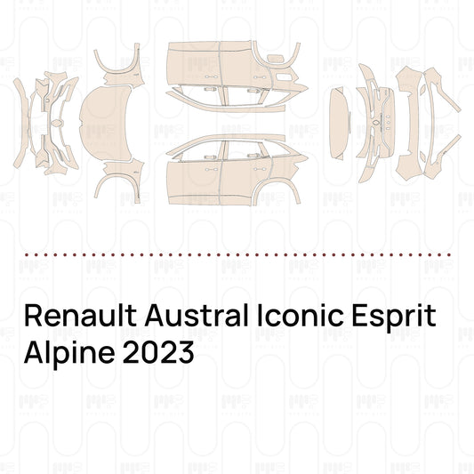 PPF prédécoupé Renault Austral Iconic Esprit Alpine 2023