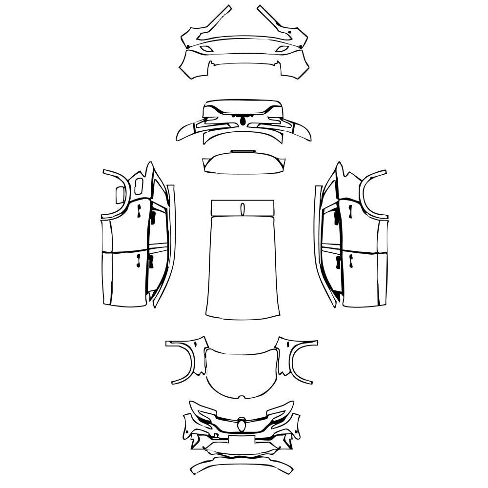 Pre-Cut PPF Renault Austral Iconic esprit Alpine 2025 - PPF-Kits