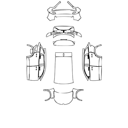 Pre-Cut PPF Renault Austral Techno 2024 - PPF-Kits