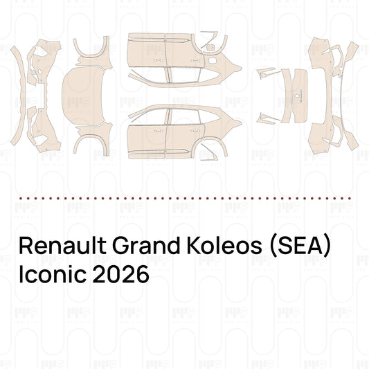 PPF prédécoupé Renault Grand Koleos (SEA) Iconic 2026