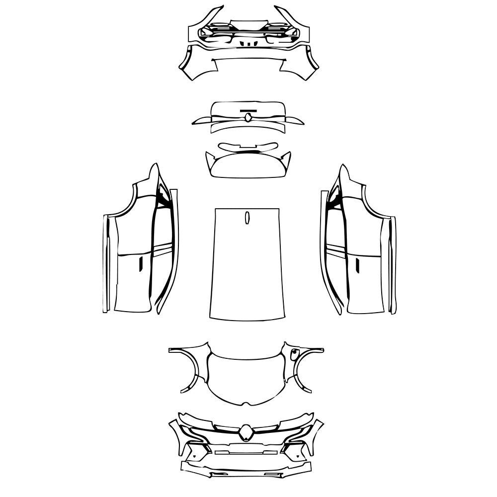 Pre-Cut PPF Renault Megane E-Tech 2022 - PPF-Kits
