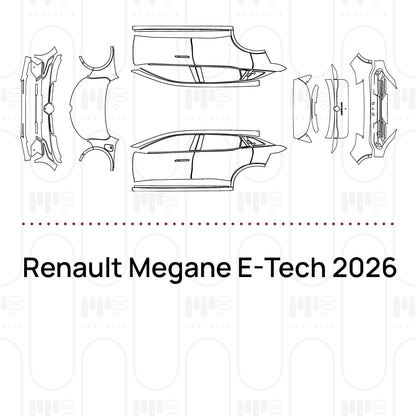 PPF prédécoupé Renault Megane E-Tech 2026