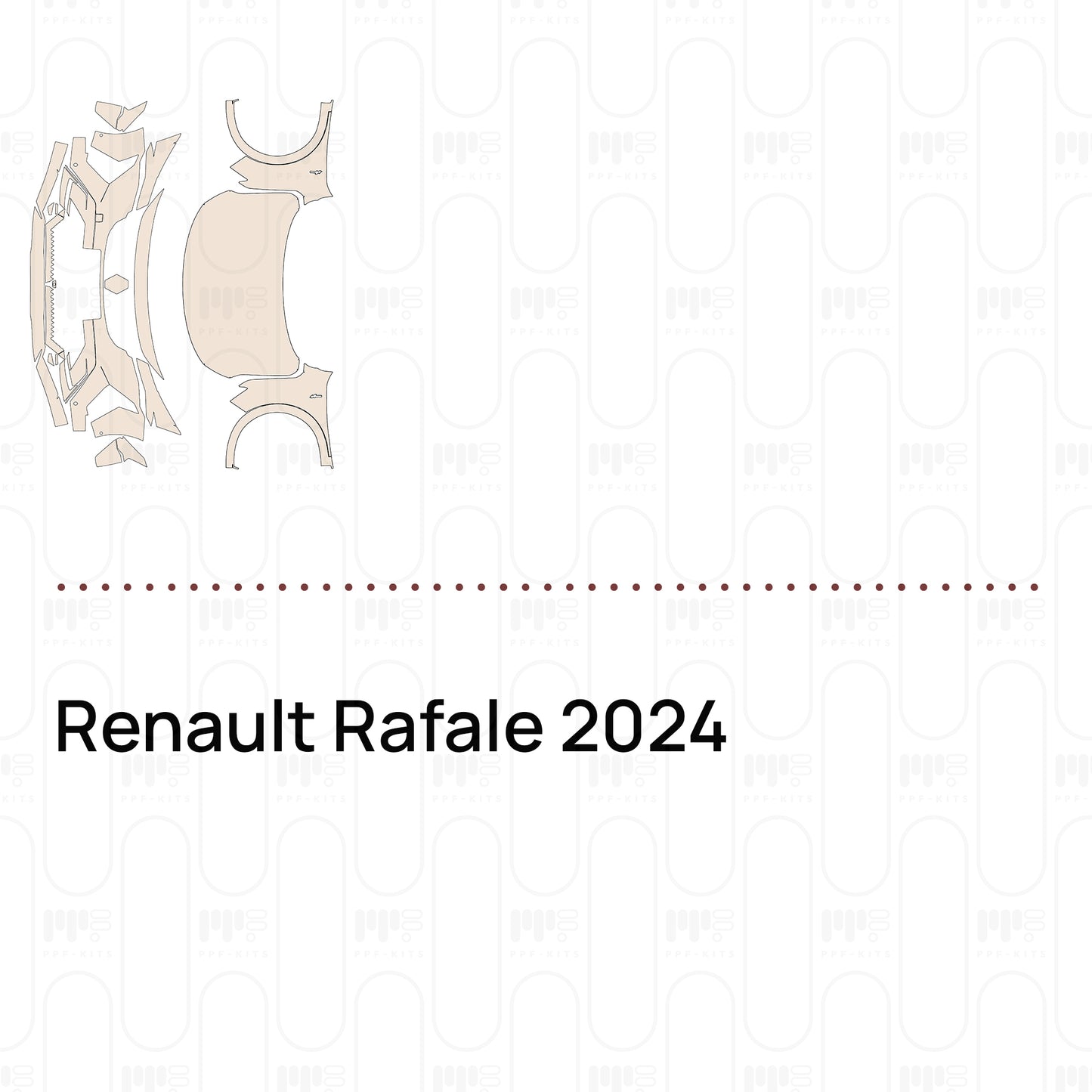 PPF prédécoupé Renault Rafale 2024