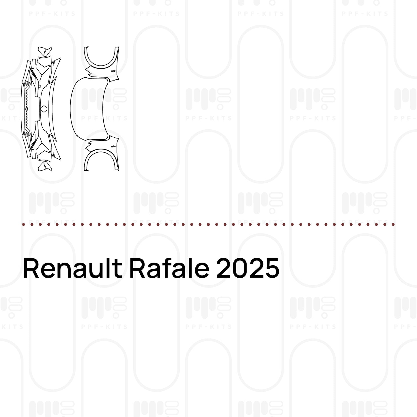 PPF prédécoupé Renault Rafale 2025