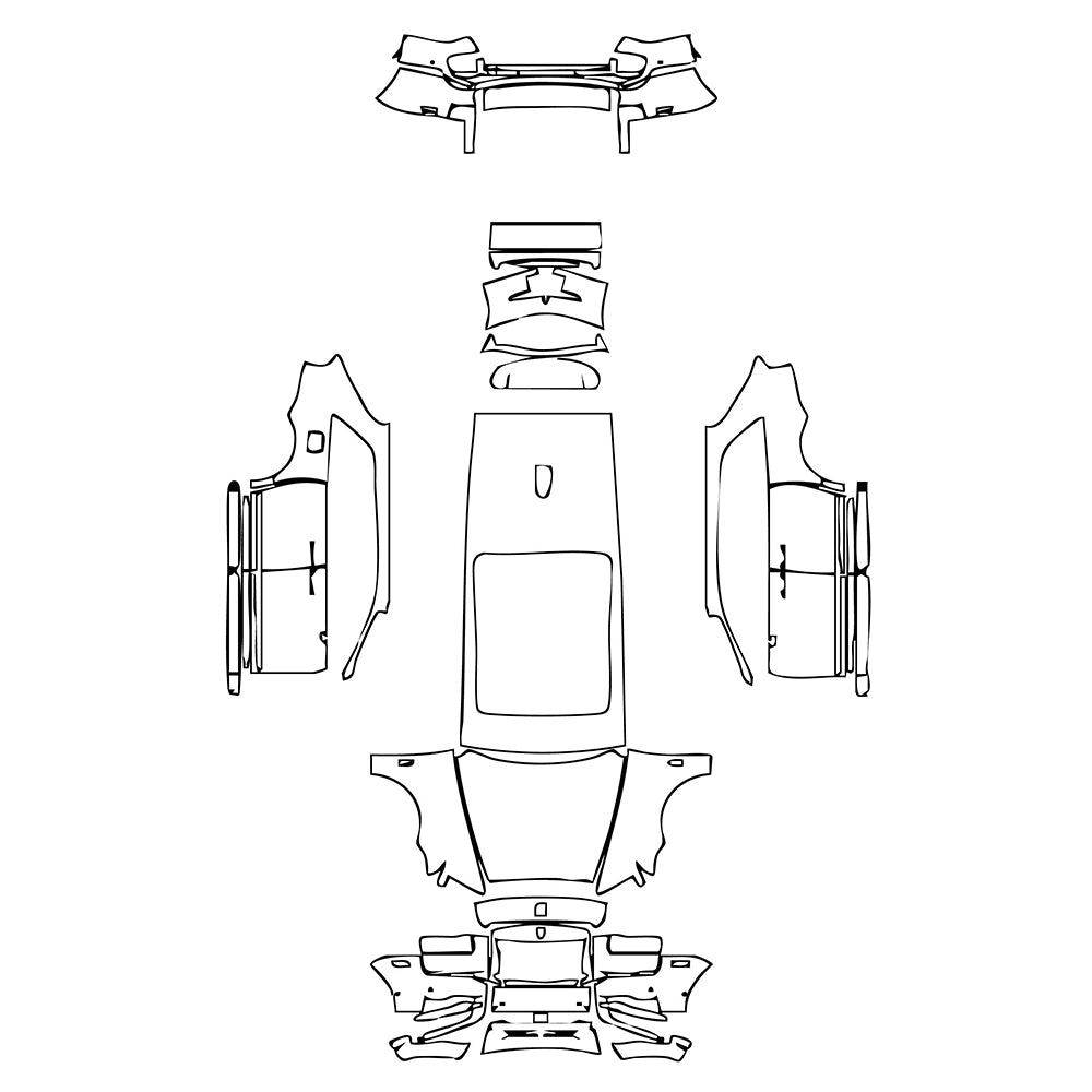 Pre-Cut PPF Rolls-Royce Cullinan 2020 - PPF-Kits
