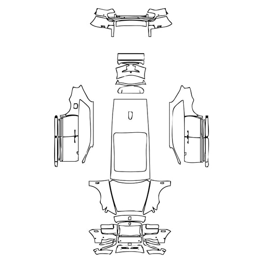 Pre-Cut PPF Rolls-Royce Cullinan 2022 - PPF-Kits