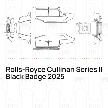 Pre-Cut PPF Rolls-Royce Cullinan Series II Black Badge 2025