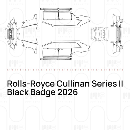 Pre-Cut PPF Rolls-Royce Cullinan Series II Black Badge 2026