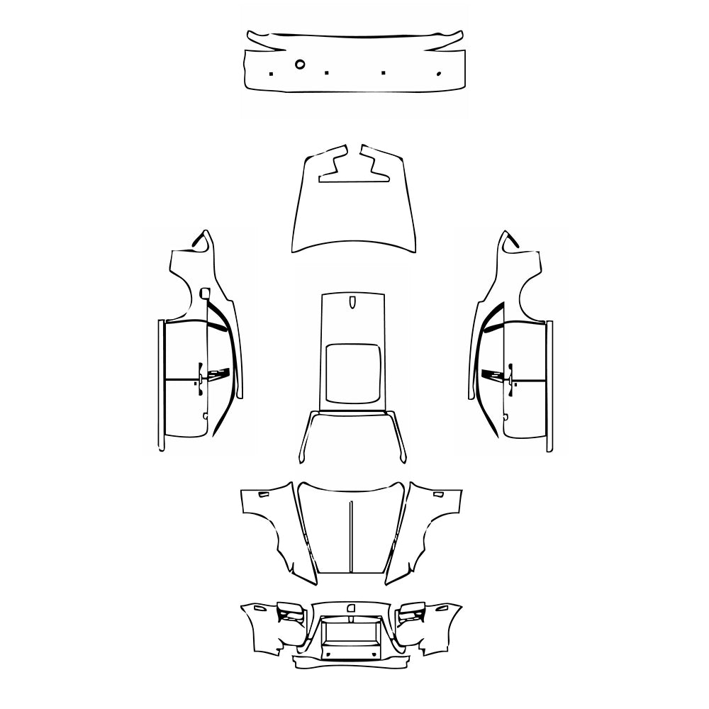 Pre-Cut PPF Rolls-Royce Ghost Extended Wheelbase 2013 - PPF-Kits
