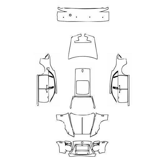 Pre-Cut PPF Rolls-Royce Ghost Extended Wheelbase 2014 - PPF-Kits