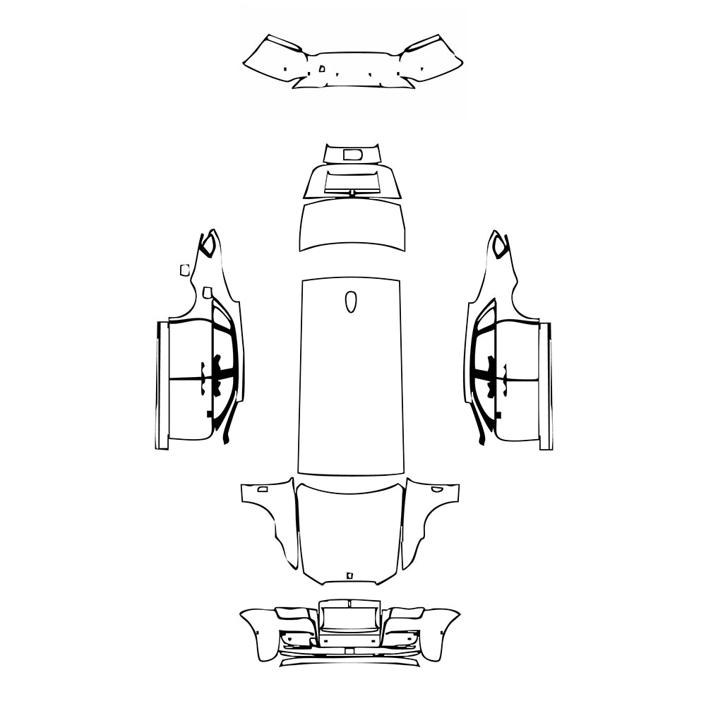 Pre-Cut PPF Rolls-Royce Ghost Extended Wheelbase 2024 - PPF-Kits