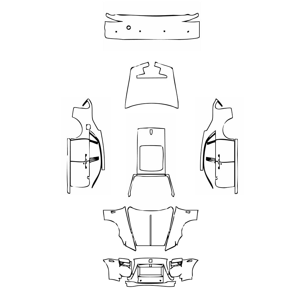 Pre-Cut PPF Rolls-Royce Ghost Standard Wheelbase 2013 - PPF-Kits