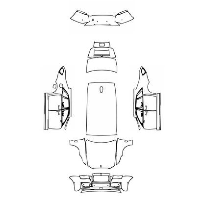 Pre-Cut PPF Rolls-Royce Ghost Standard Wheelbase 2024 - PPF-Kits