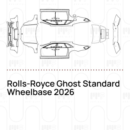 PPF prédécoupé Rolls-Royce Ghost Standard Wheelbase 2026