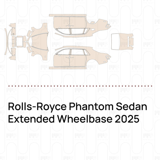 PPF prédécoupé Rolls-Royce Phantom Sedan Extended Wheelbase 2025