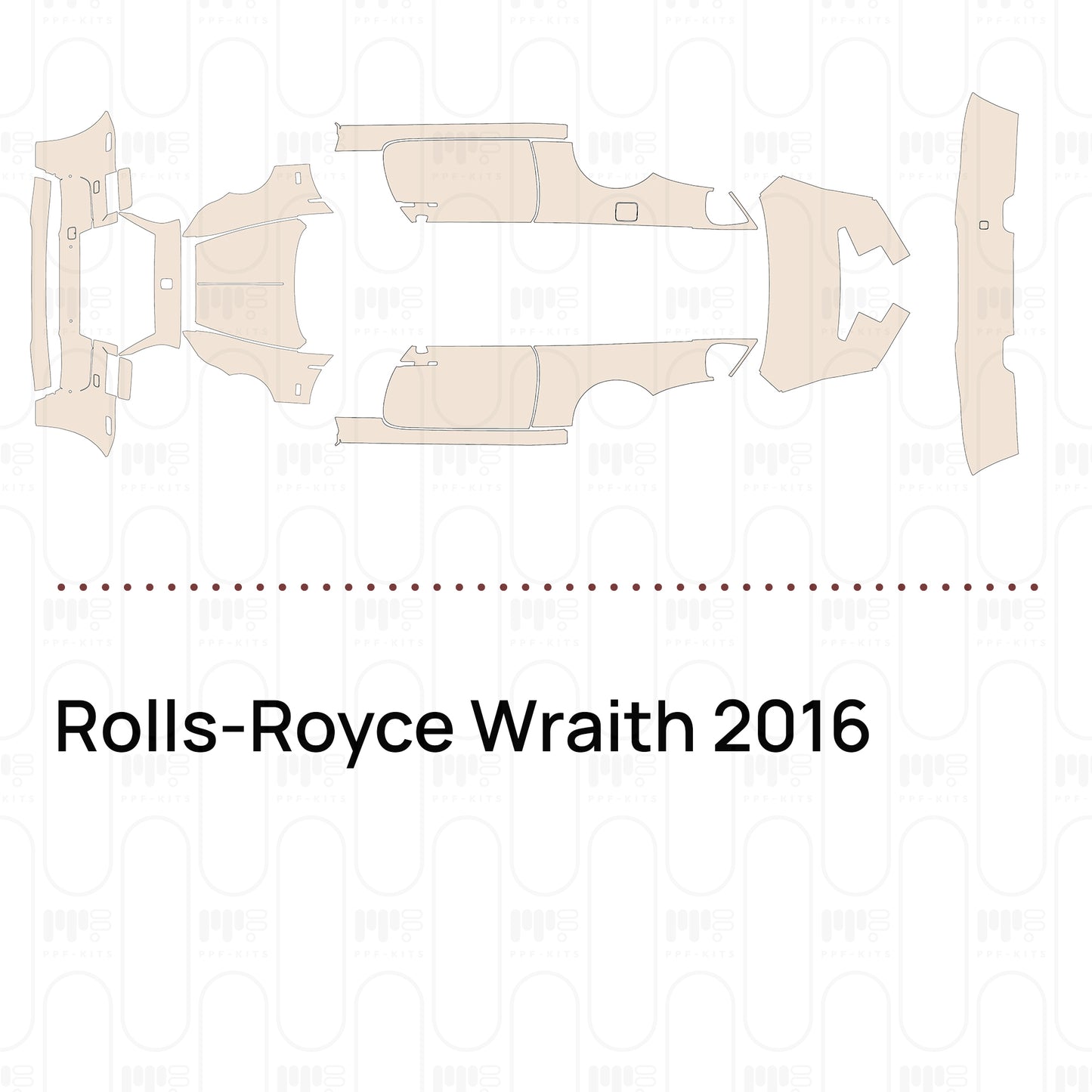 PPF prédécoupé Rolls-Royce Wraith 2016