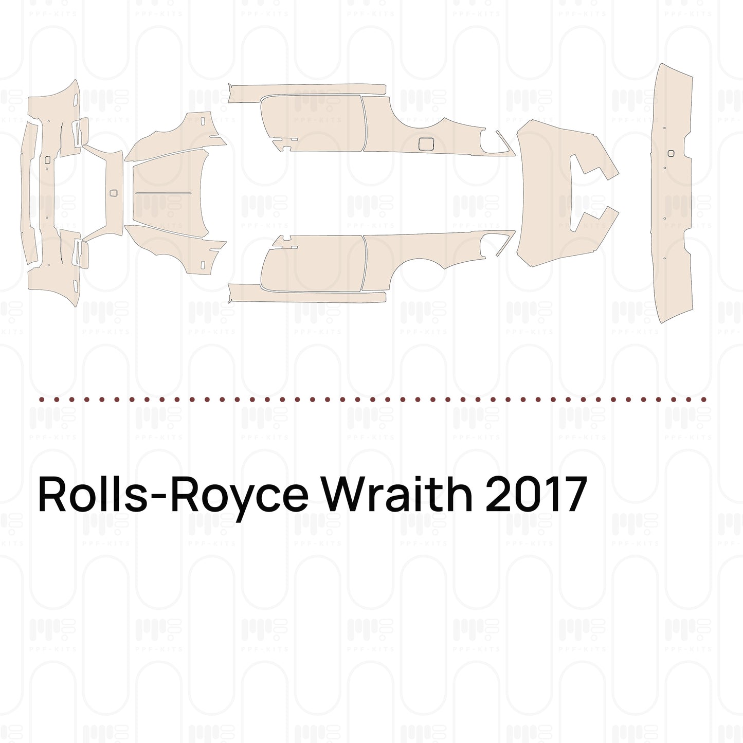 PPF prédécoupé Rolls-Royce Wraith 2017