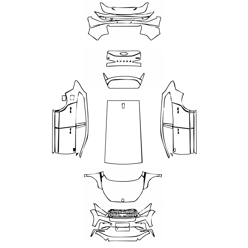 Pre-Cut PPF Skoda Enyaq iV (EU) Luxury 2025 - PPF-Kits