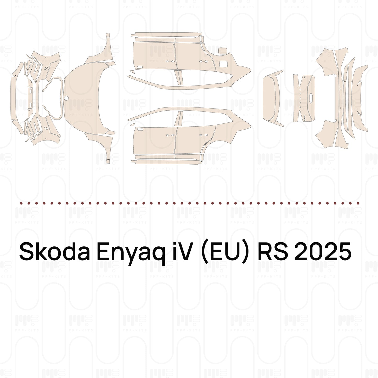 PPF prédécoupé Skoda Enyaq iV (EU) RS 2025