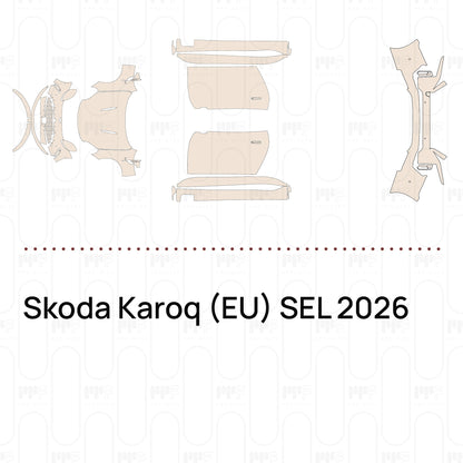PPF prédécoupé Skoda Karoq (EU) SEL 2026