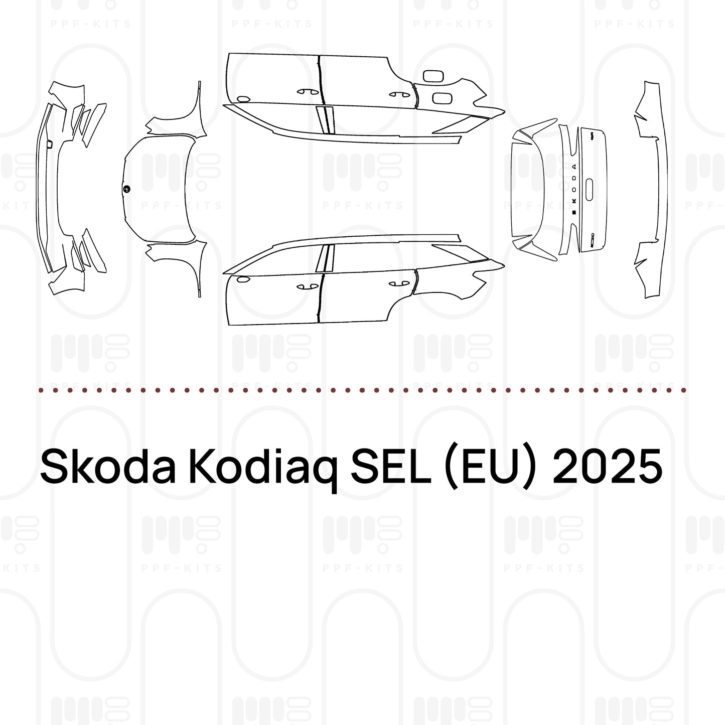 Pre-Cut PPF Skoda Kodiaq SEL (EU) 2025