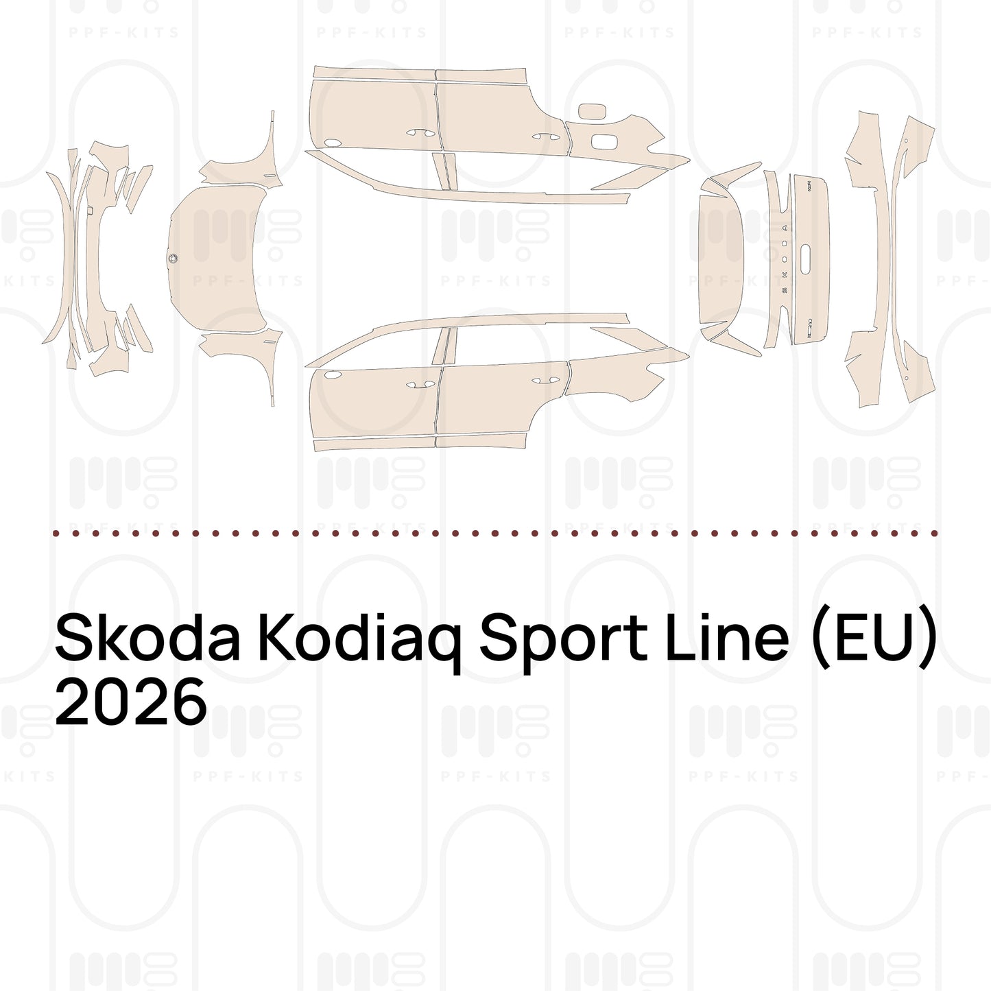 PPF prédécoupé Skoda Kodiaq Sport Line (EU) 2026