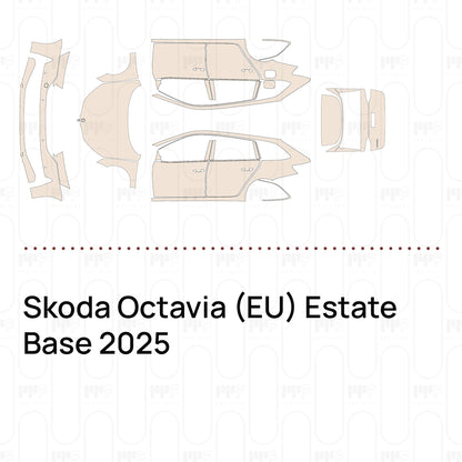PPF prédécoupé Skoda Octavia (EU) Estate Base 2025