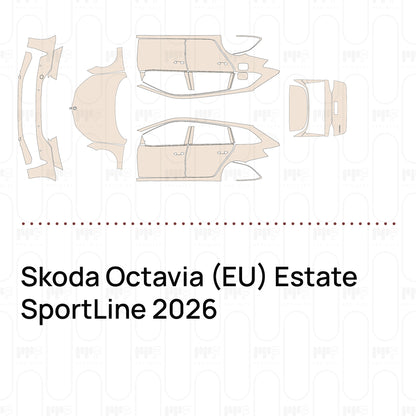 PPF prédécoupé Skoda Octavia (EU) Estate SportLine 2026
